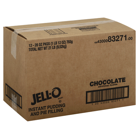 Jell-O Jell-O Instant Chocolate Pudding 1.75lbs Bag, PK12 10043000832711